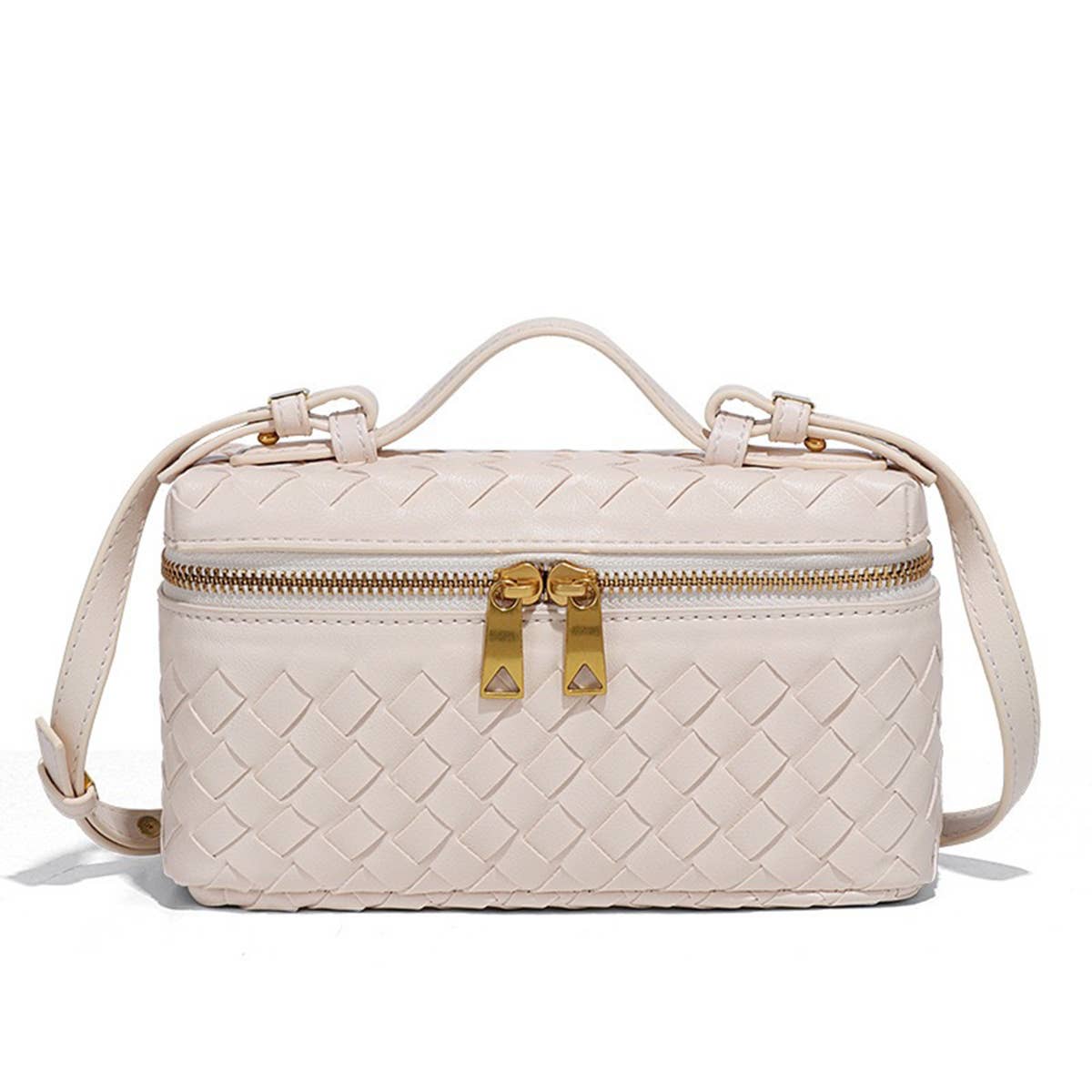 Handmade Woven Trendy Box Shoulder Bag_CWAB06123