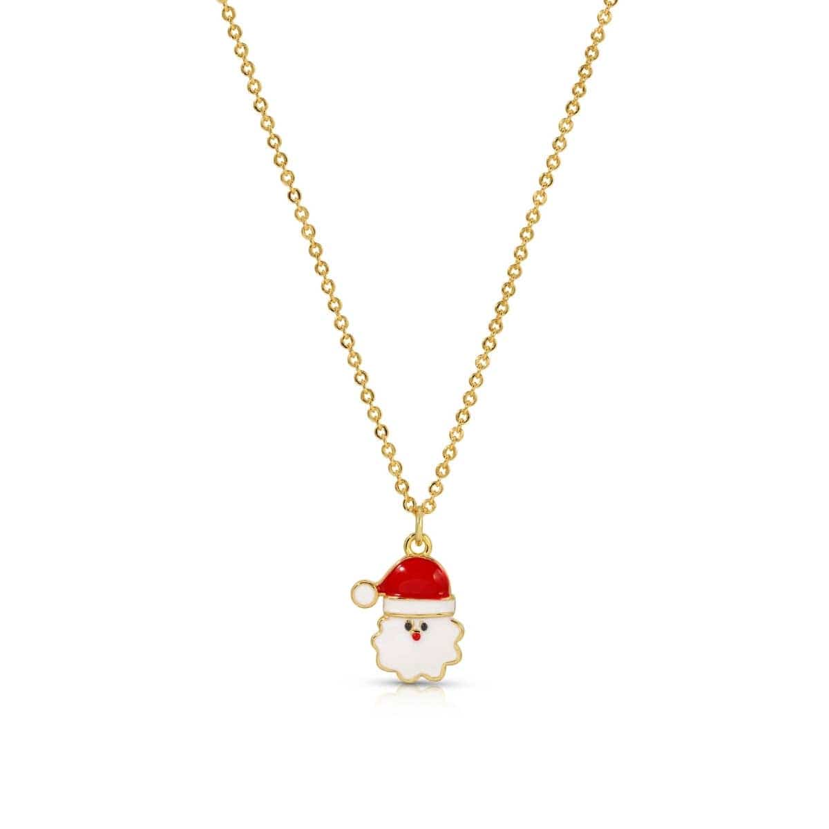 Delivering Joy | Enamel Santa Pendant