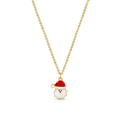 Delivering Joy | Enamel Santa Pendant