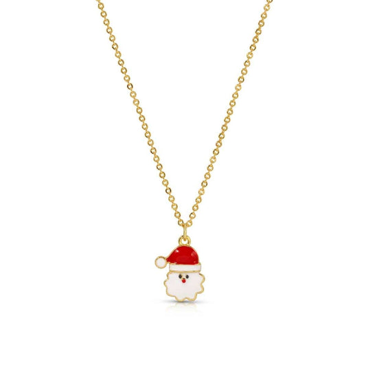 Delivering Joy | Enamel Santa Pendant