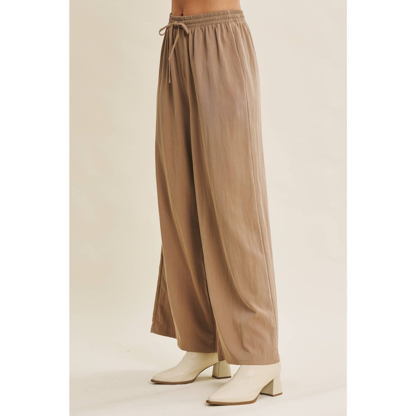 Washed Wide Leg Pants