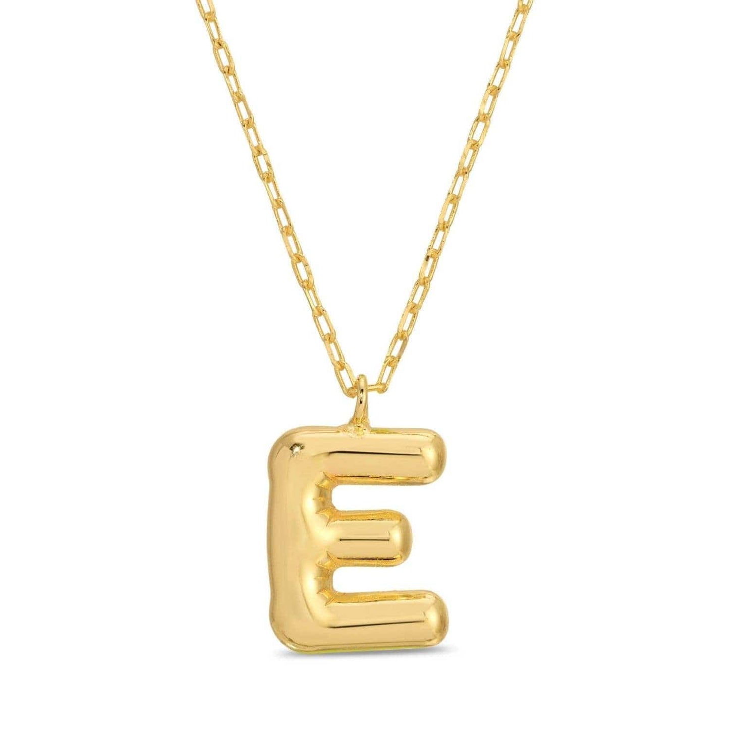 Large Balloon Initial Pendant