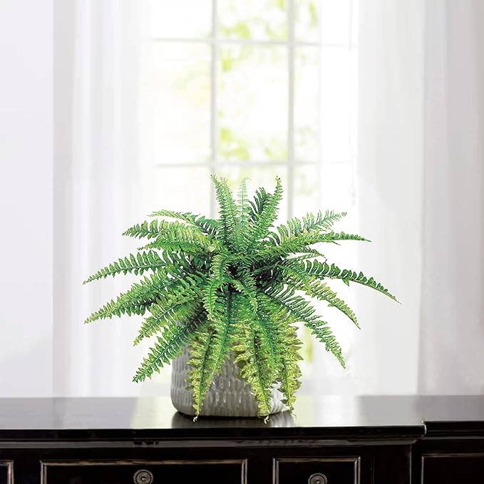 Boston Fern Artificial Plant UV Resistant Indoor/Outdoor 33