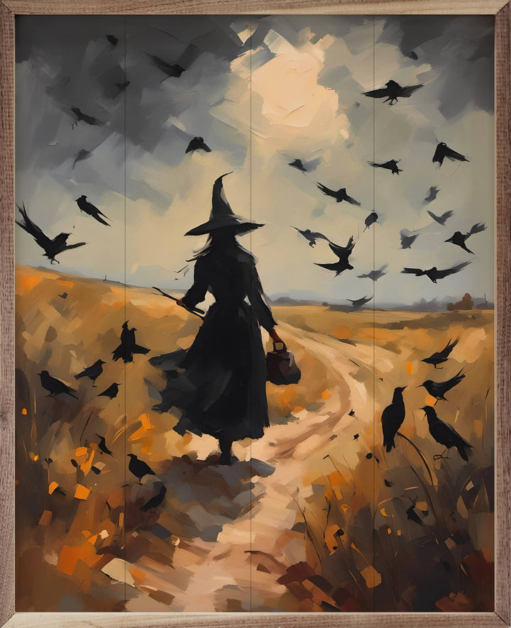 Witch On Path Print