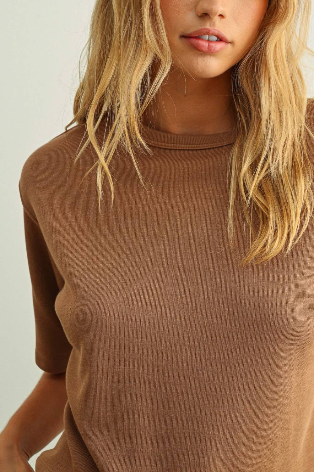 Short Sleeve Knitted Top