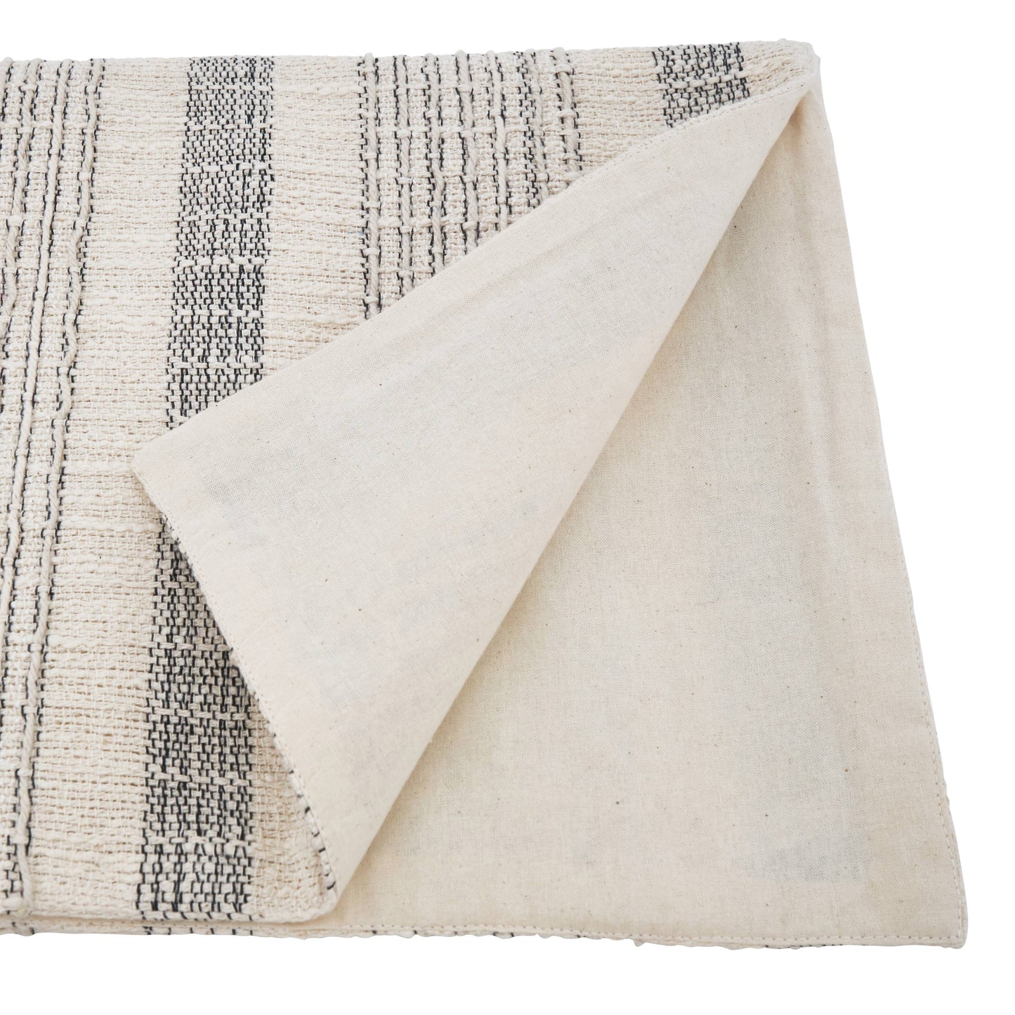 Striped Woven Runner - Neutral Colors