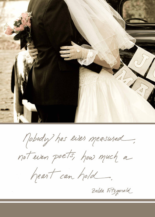 Nobody Has Ever Measured, Not Even Poets, How Much a H