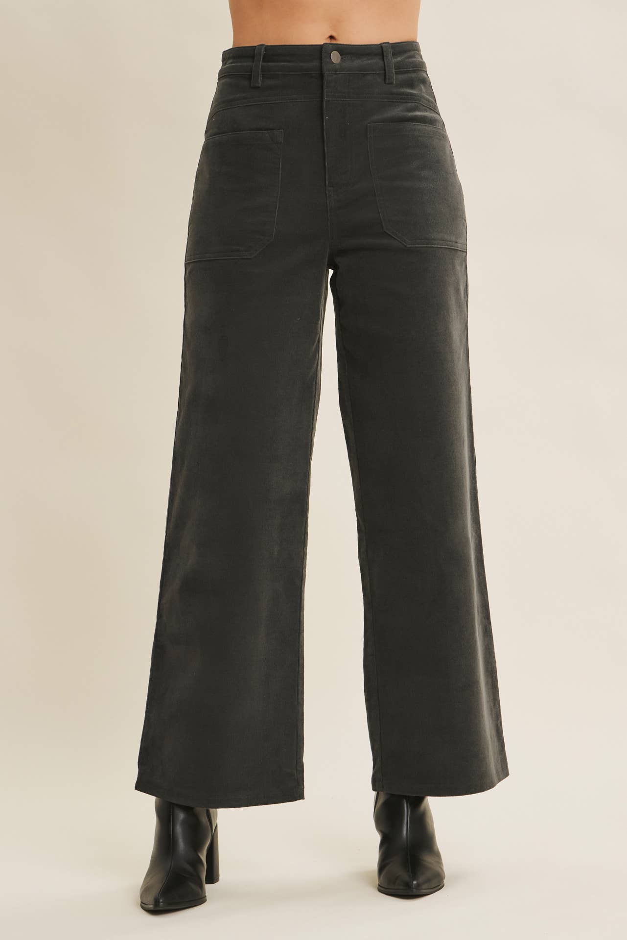 Cozy Chic Corduroy Wide-Leg Pants