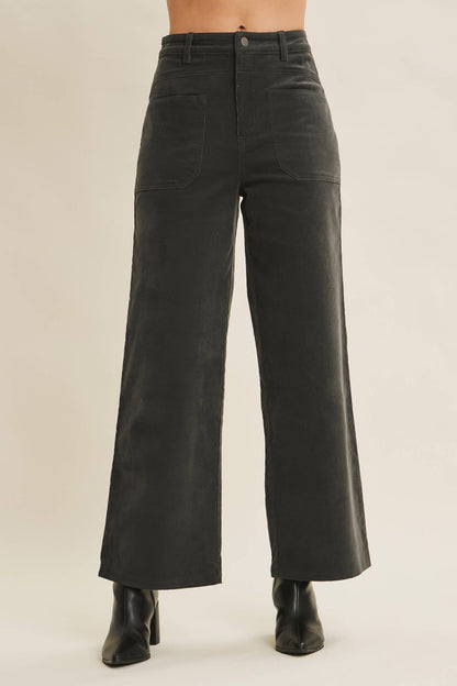 Cozy Chic Corduroy Wide-Leg Pants