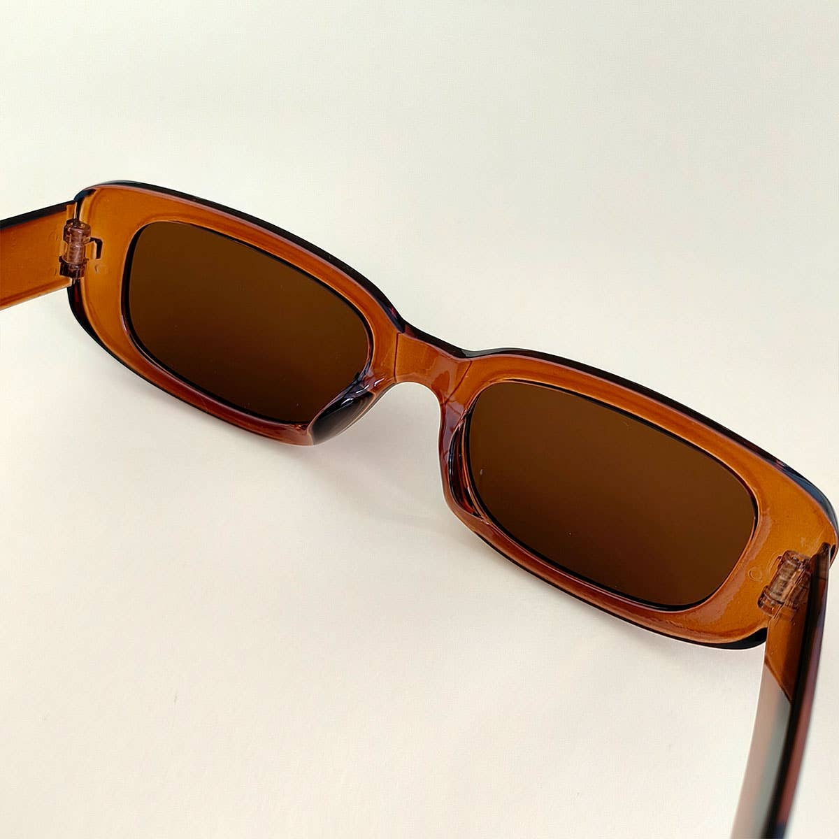 Trendy Small Square Sunglasses for Women, UV400_CWASG0071: BROWN / (OS) 1