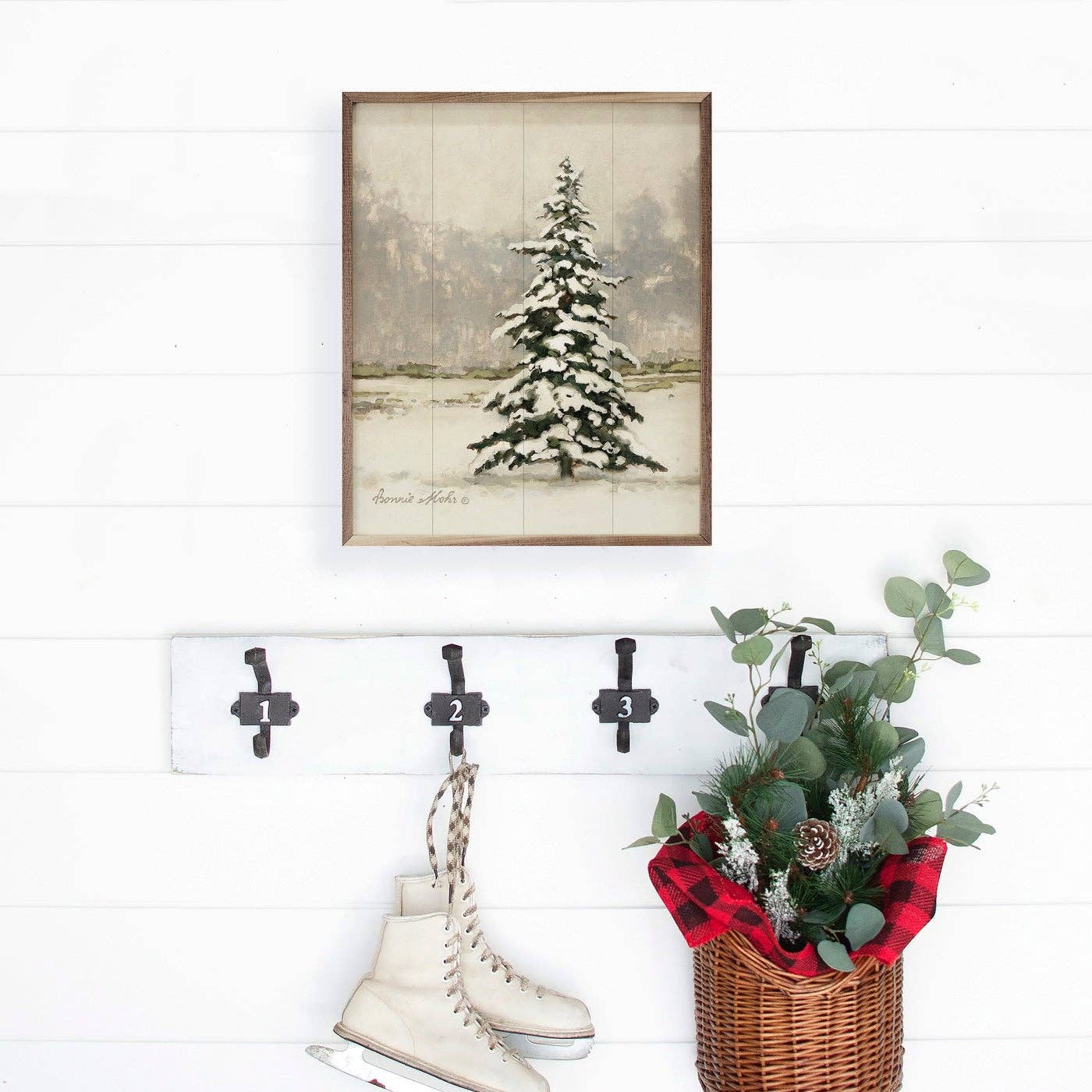 Single Winter Tree Art Print