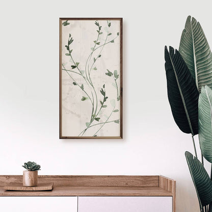 Botanical Panel 3 Thin Vines By Nina Blue