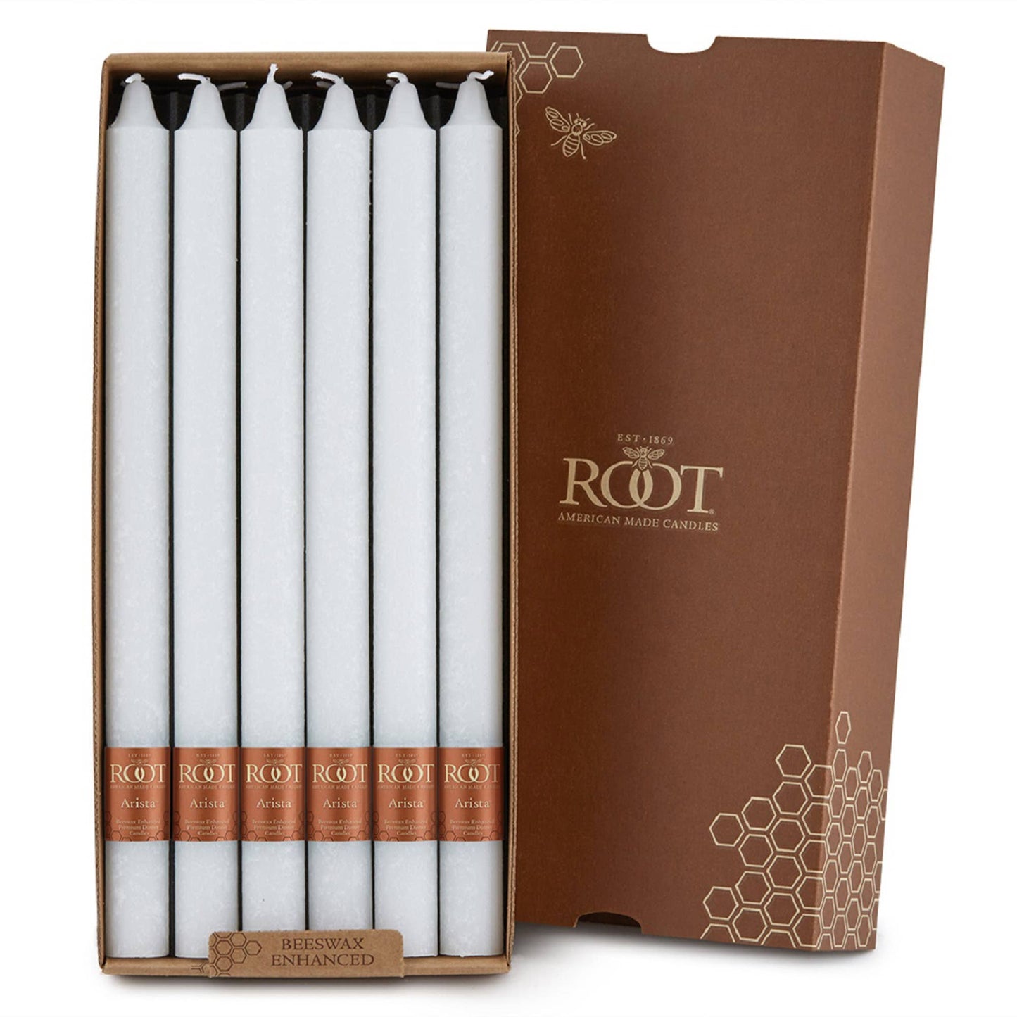 12" Root Timberline™ Arista® Wax Taper Candles - Assorted Colors