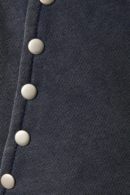 Mid Rise Shorts With Studs