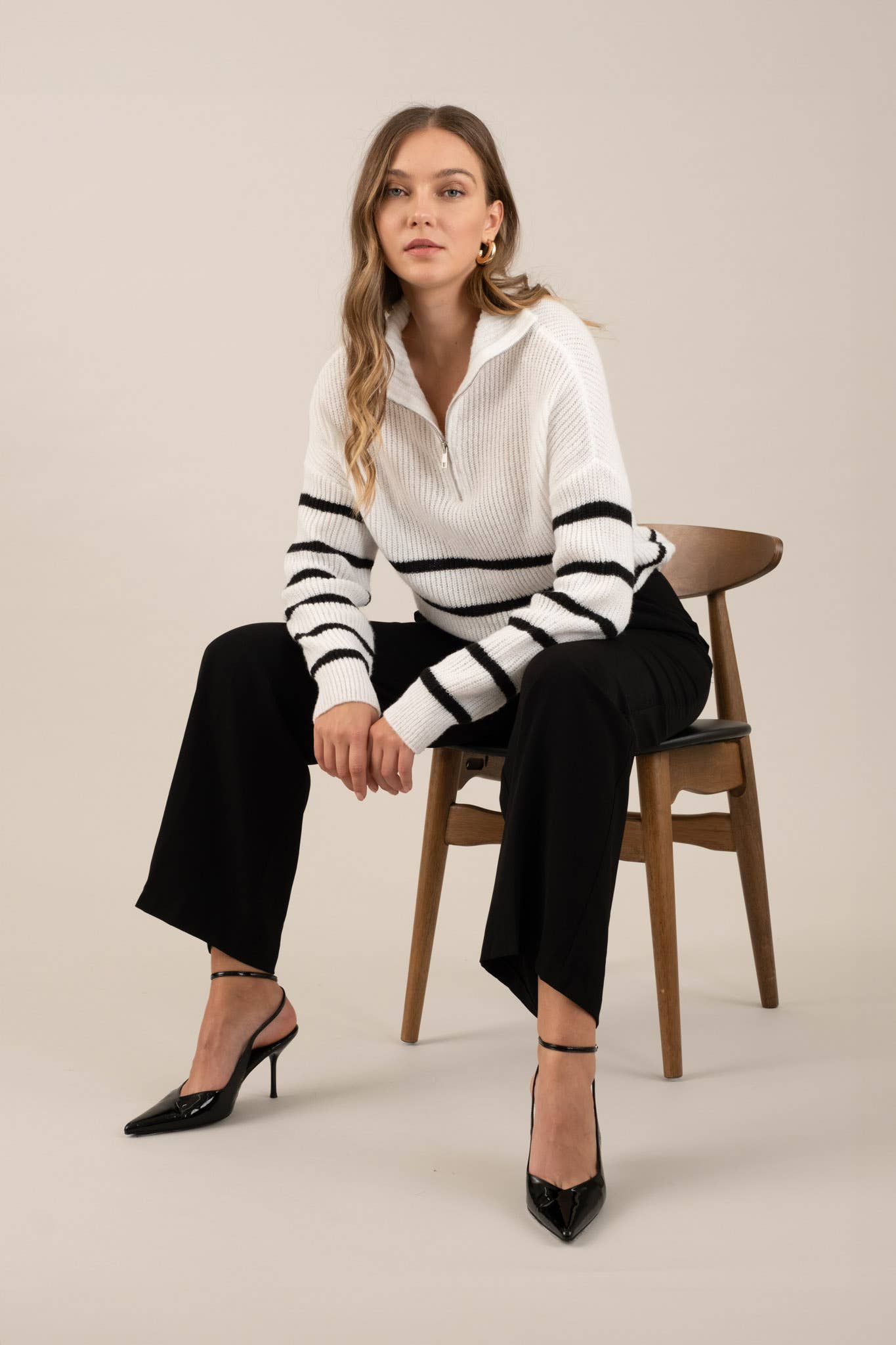 High Waisted Pleated Pants