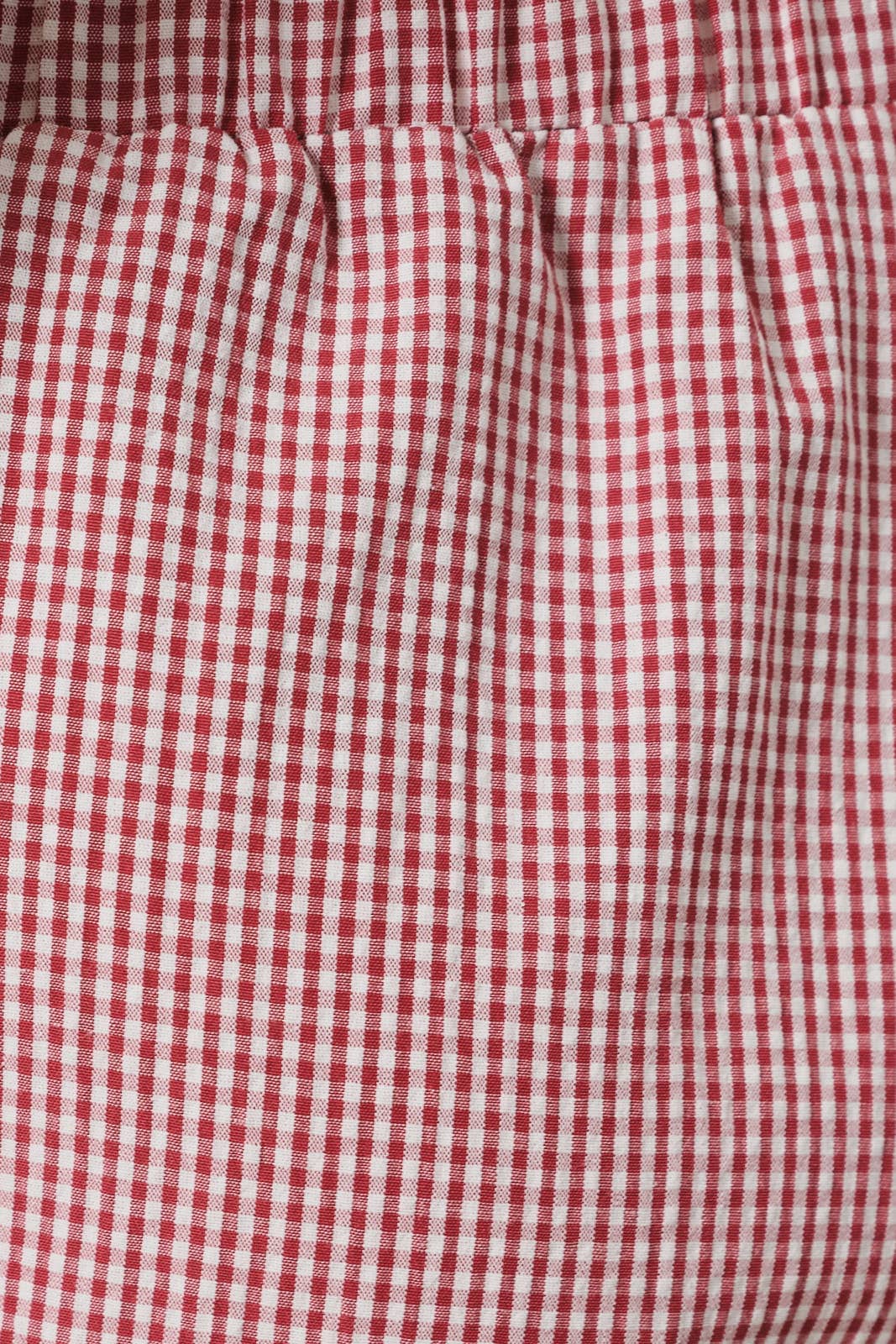 Ruffle Gingham Dolphin Shorts
