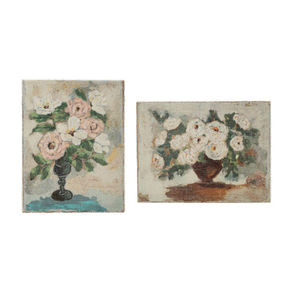 Canvas Wall Décor w/ Flowers in Vase, Multi Color, 2 Styles ©