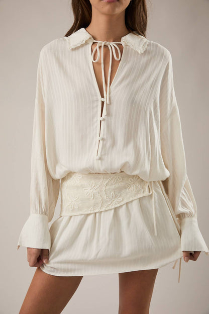 Low Waist Shirt Dress