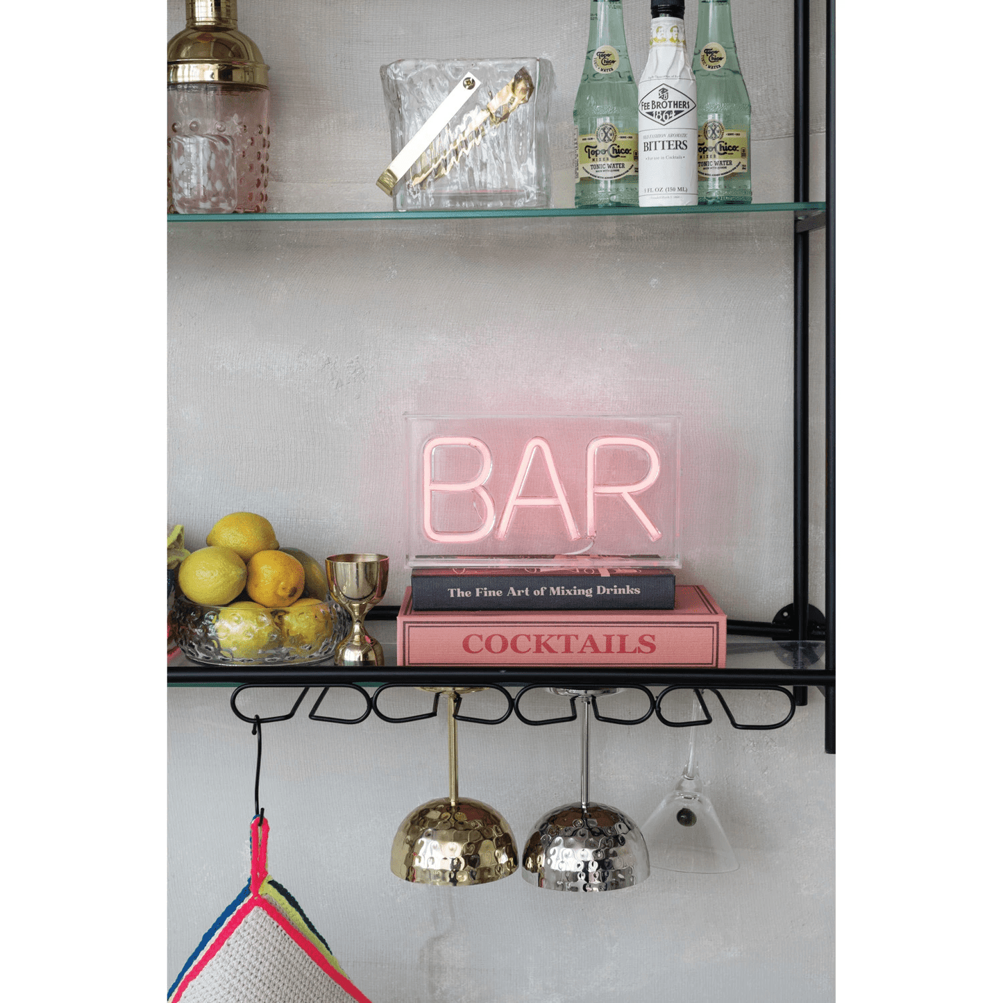 Plastic LED bar sign
