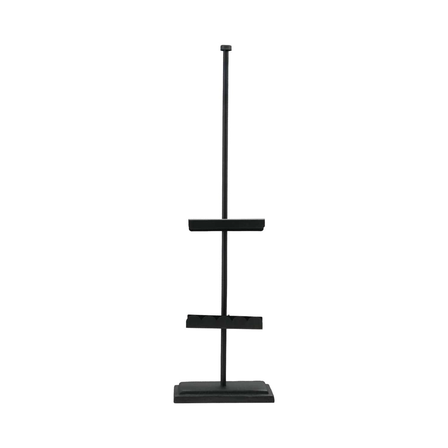Metal Adjustable Scalloped Easel, Black
