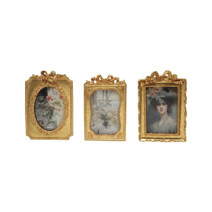 Resin Photo Frame with Bow