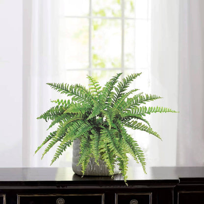 Boston Fern Artificial Plant - Uv Resistant Indoor/Outdoor