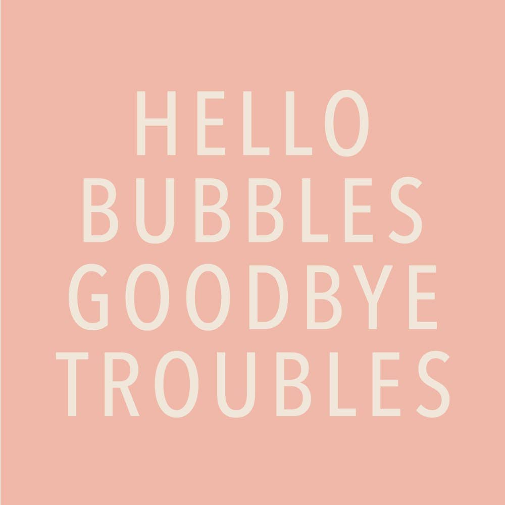 Champagne Funny Napkins | Hello Bubbles - 20ct