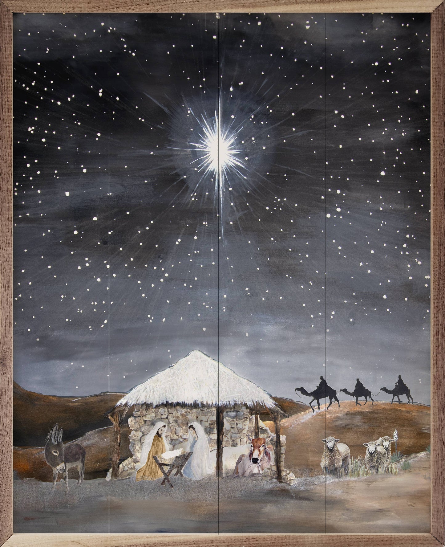 Nativity By Jodi Hatfield Art Print