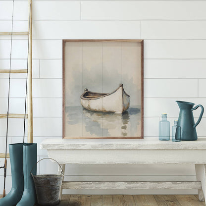White Boat On The Water
