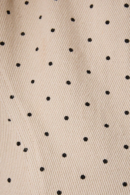 Round Neck Sleeveless Button Down