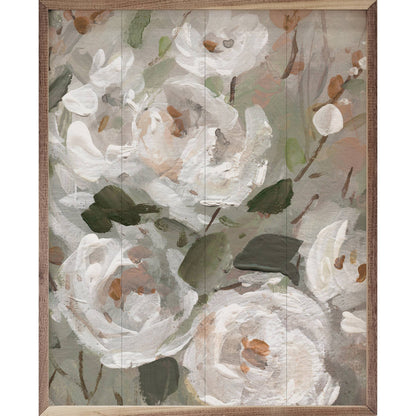 White Rose Blush Garden By Carol Robinson