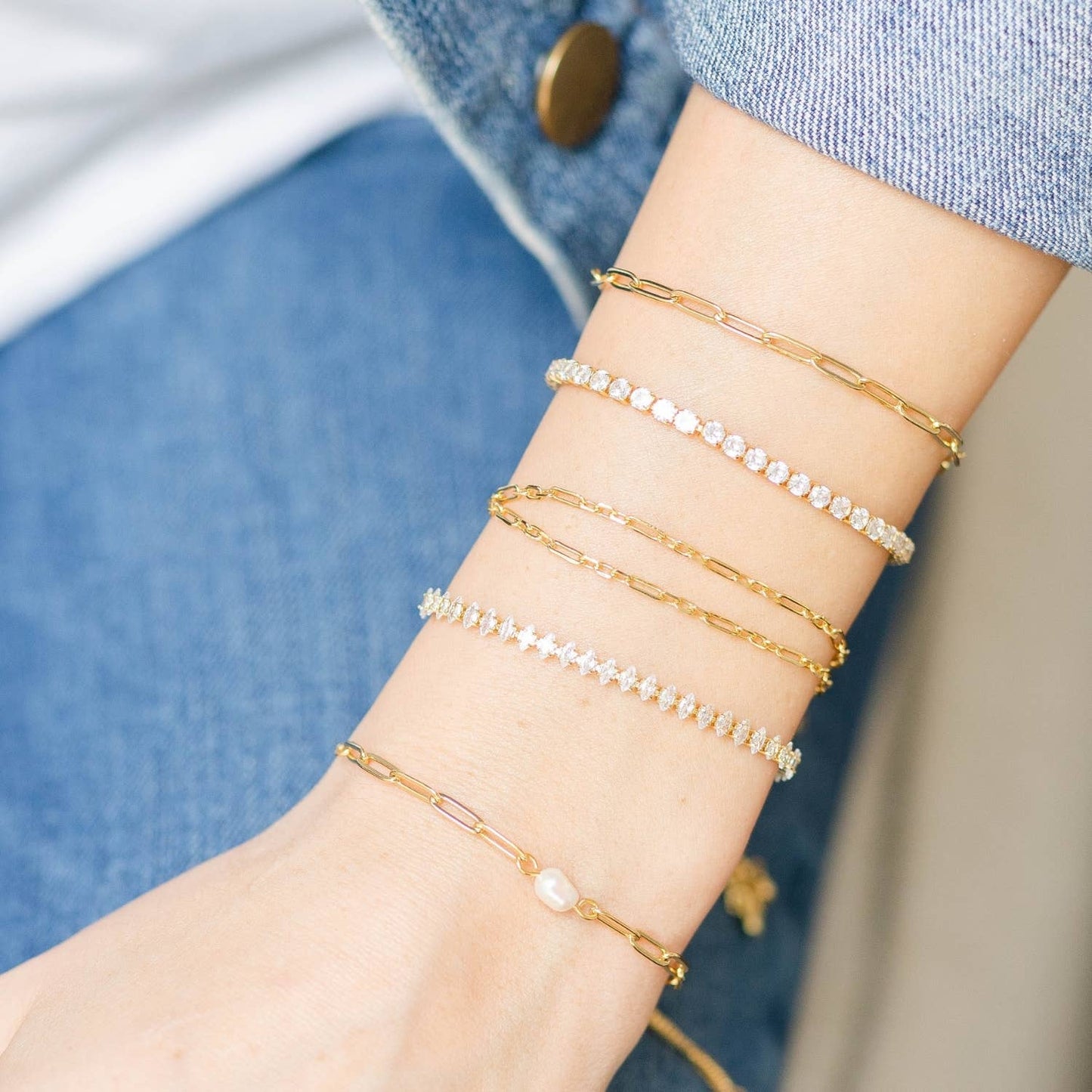 Pulley Tennis Bracelet