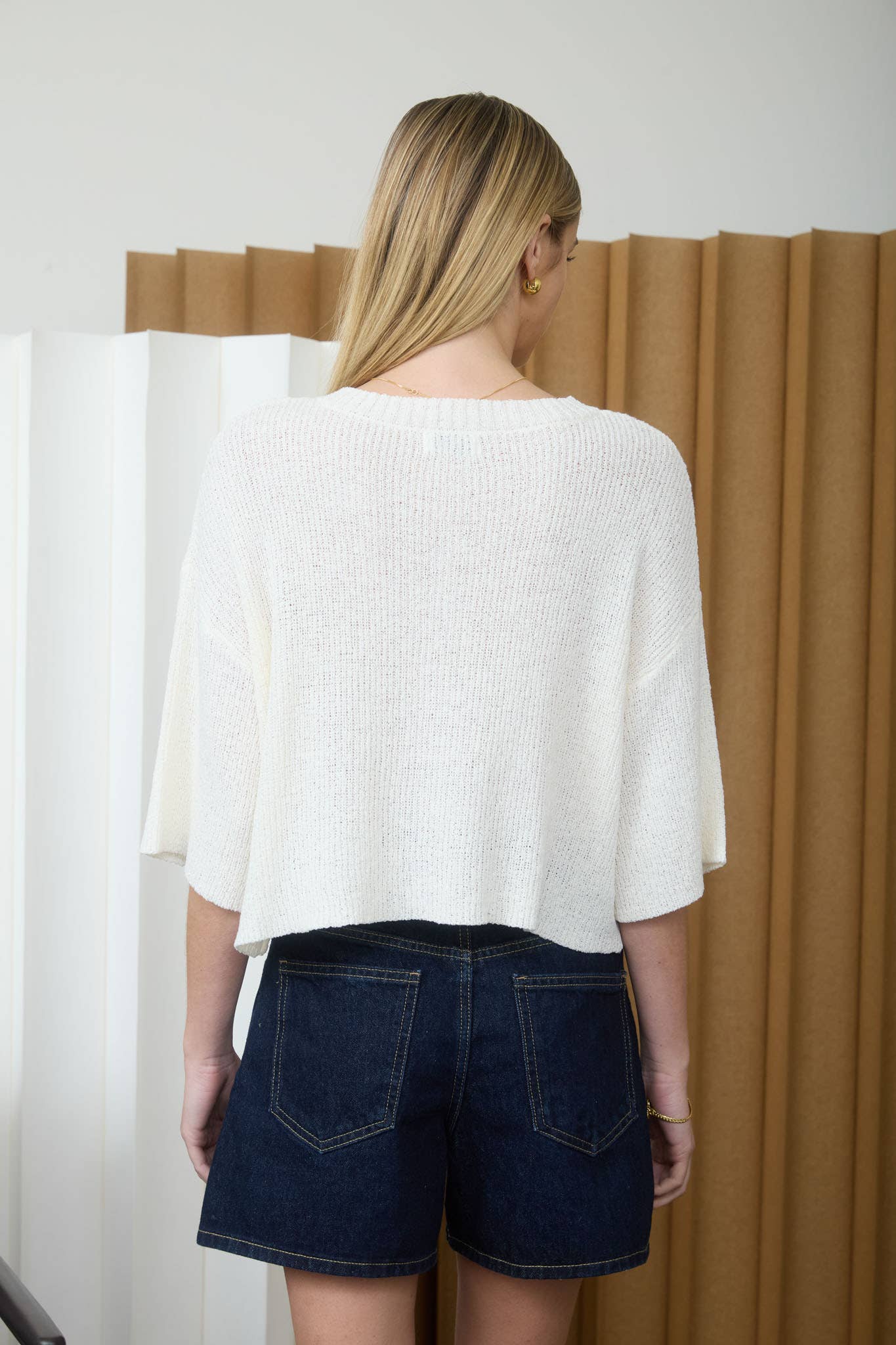 Boxy Short Sleeve Button Down