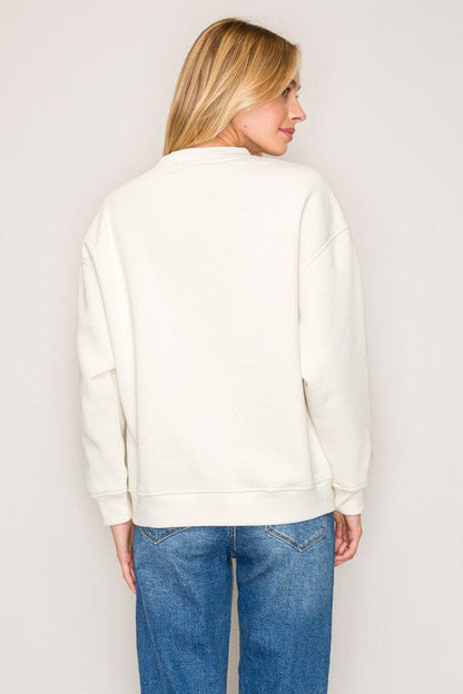 Knot Embroidery Sweathirts