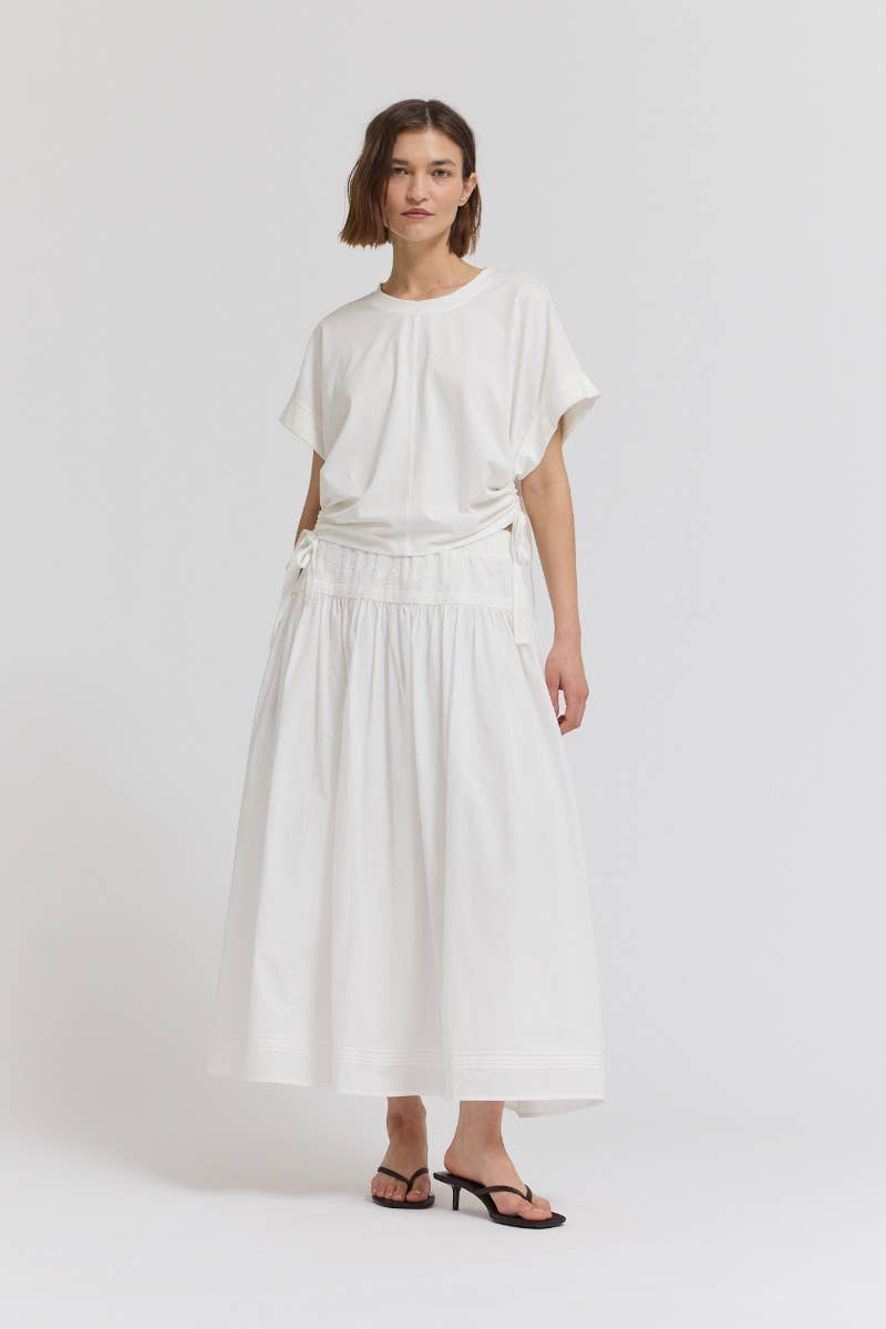 41628 - SIDE SCRUNCH TEE