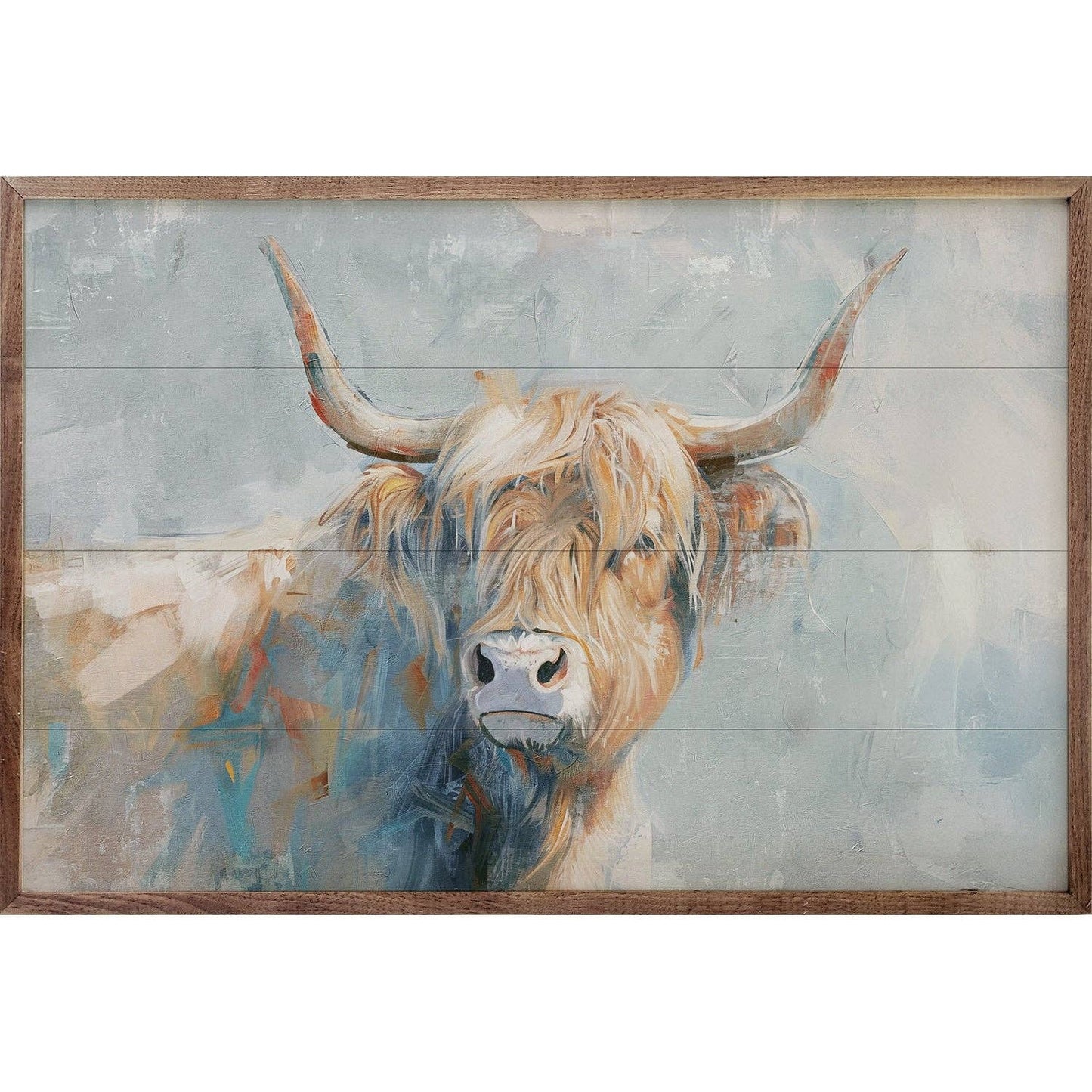 Whimsical Highland Cow 2 By Nina Blue