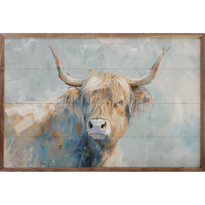 Whimsical Highland Cow 2 By Nina Blue