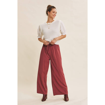 Washed Wide Leg Pants