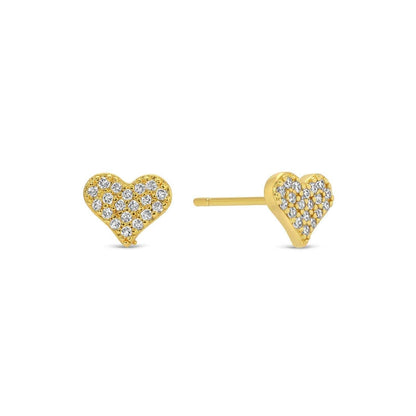 Heart Velvet Stud Gift Set