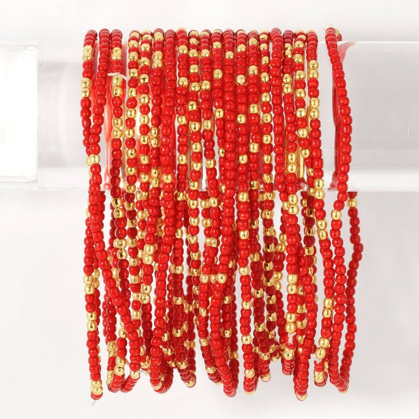 Stretch Beaded Solid Game Day Bracelets