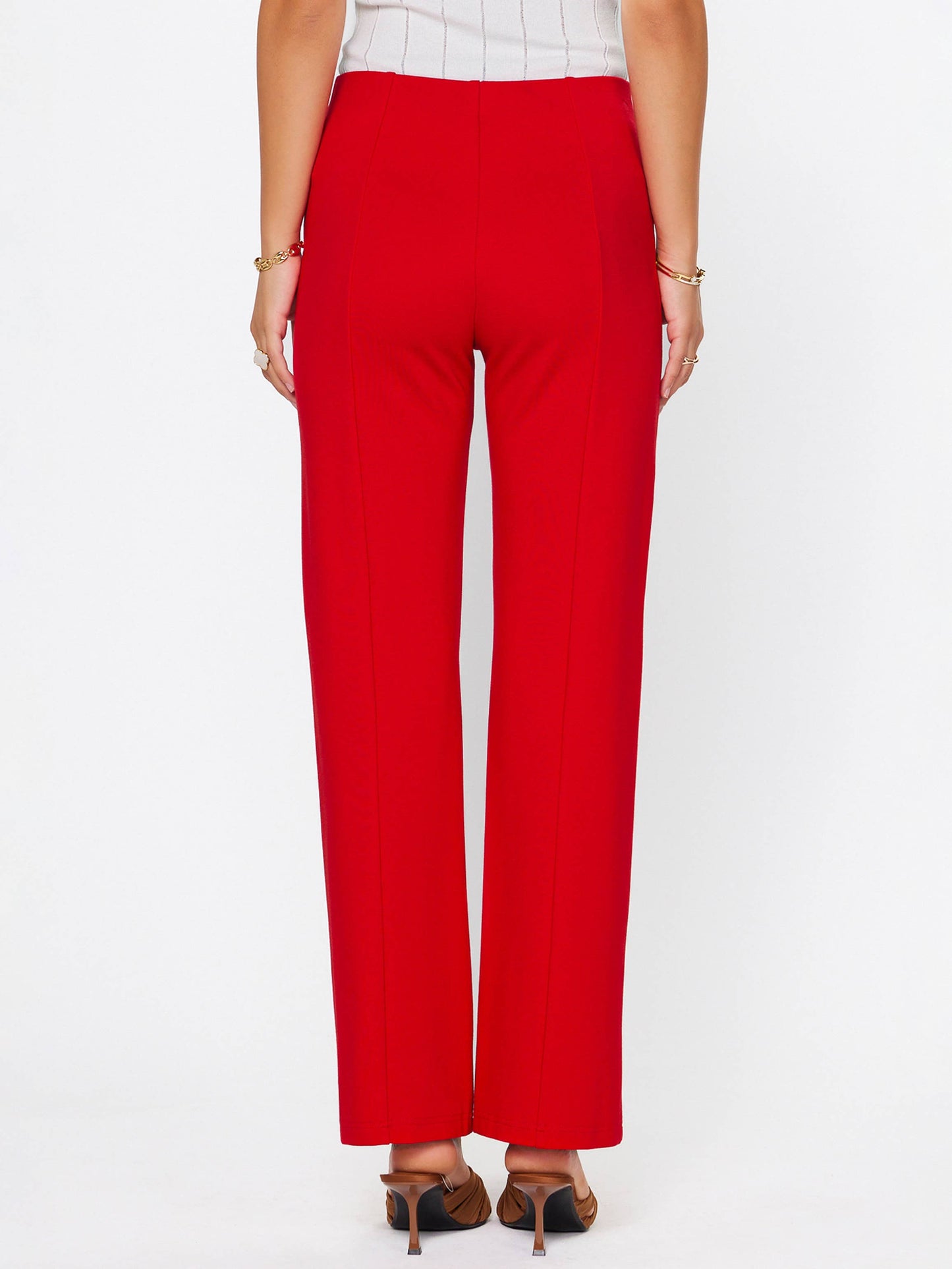 Straight Leg Ponte Pants