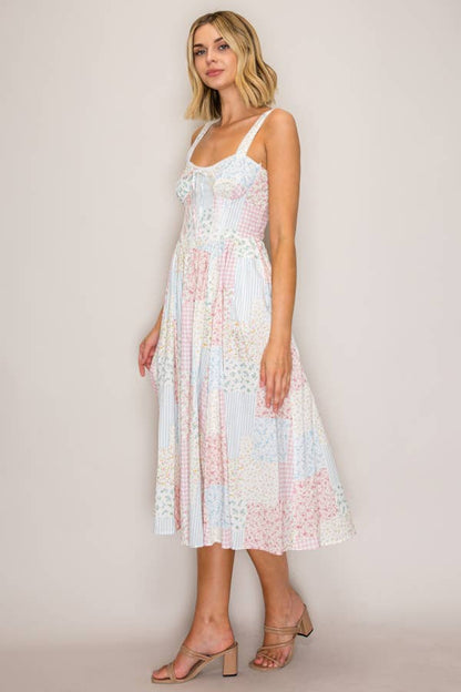 Botanic Multi Pattern Dress