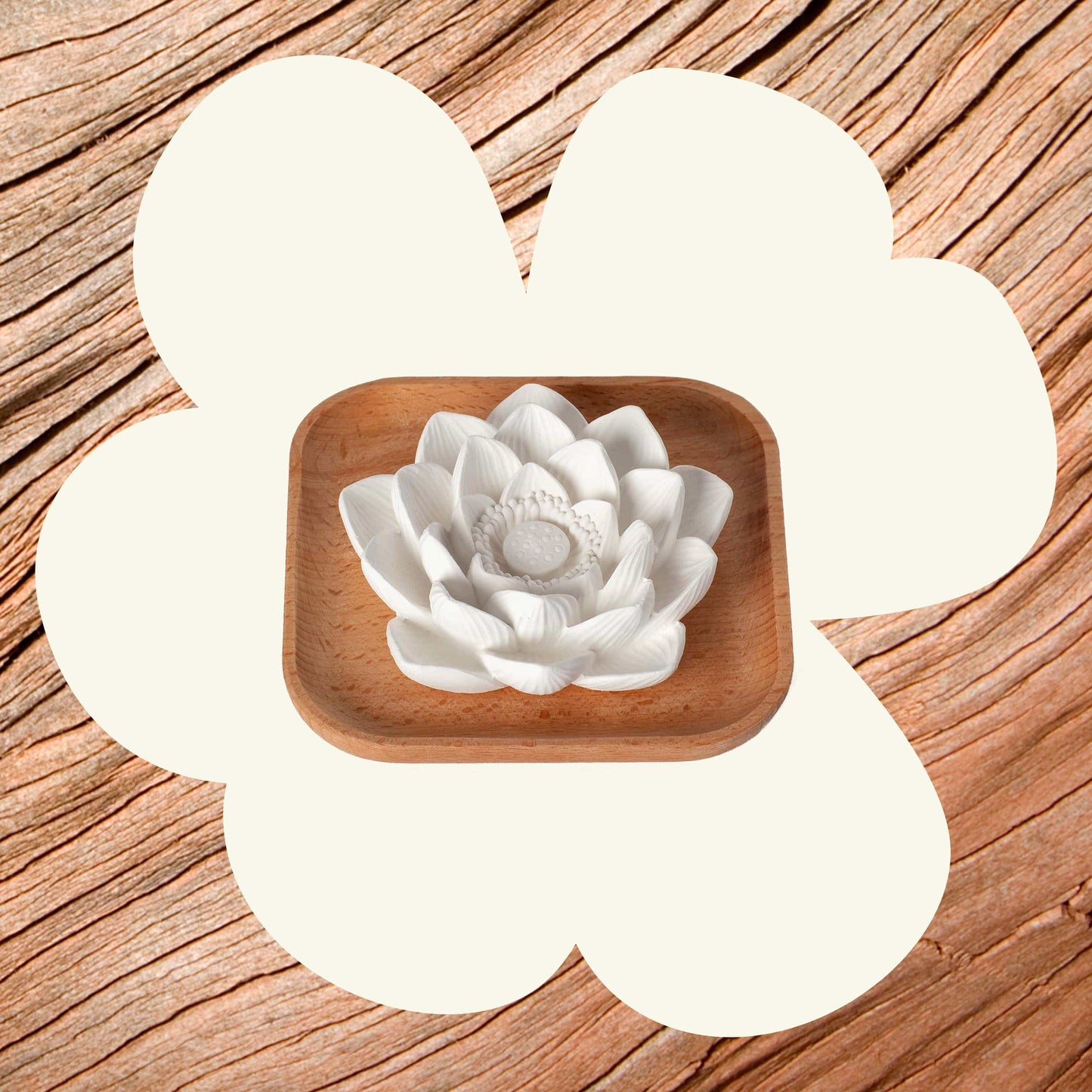 Lotus Passive Essential Oil Diffuser