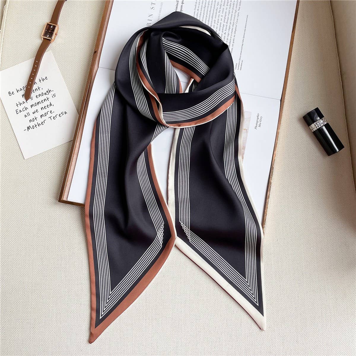 Thin Silk Head Scarf