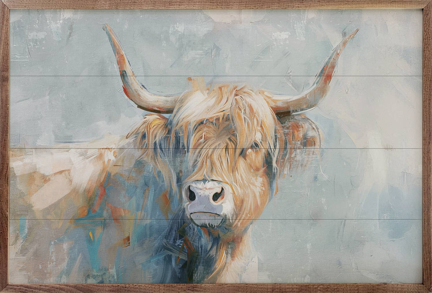 Whimsical Highland Cow 2 By Nina Blue