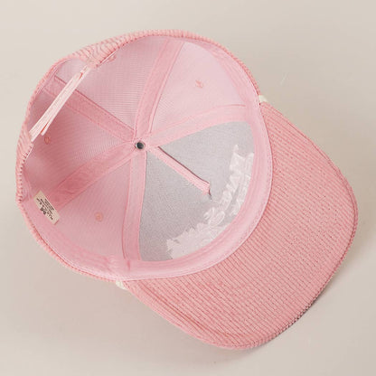 MAKE SANTA GREAT AGAIN Corduroy Rope Trucker Hat