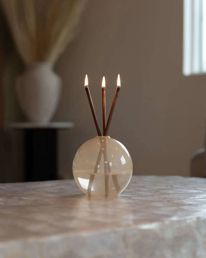 Neva Vase, Pampas - Oil Candle