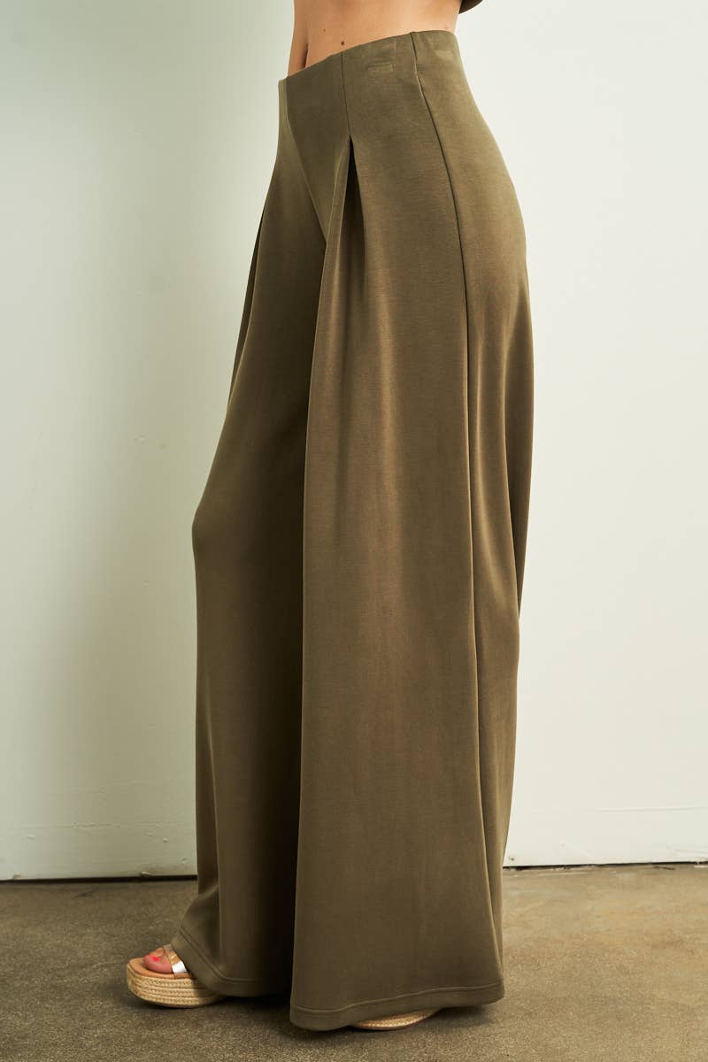 6807-Wide Palazzo Pants