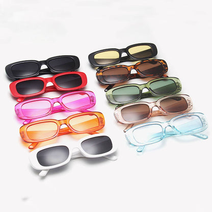 Trendy Small Square Sunglasses for Women, UV400_CWASG0071: BROWN / (OS) 1