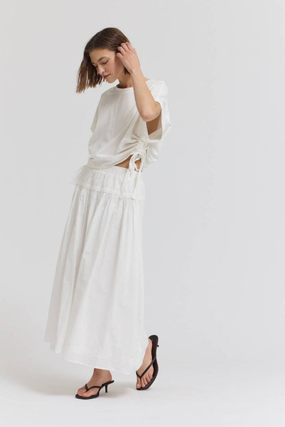 41628 - SIDE SCRUNCH TEE